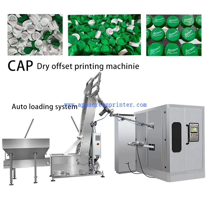 1-6 Colors Plastic Cap Dry Offset Printing Machine